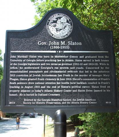 Slaton historical marker