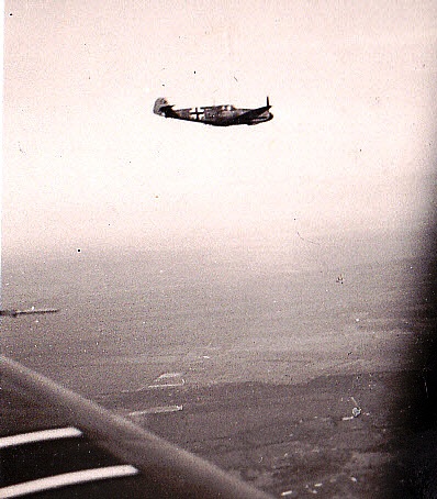 Transfer flight to Triqueville in a Me 109 on April 10