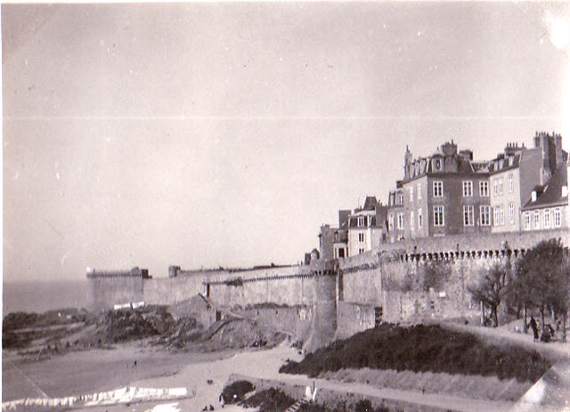 The beach at St. Malo in May, 1941
