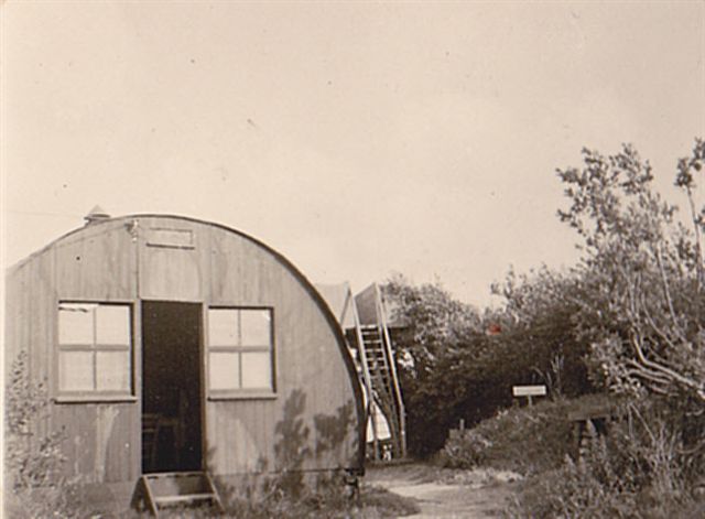 "We pilots moved from our castle to a corrugated steel hut [Nissan] a few kilometers away, so we could get more sleep."
