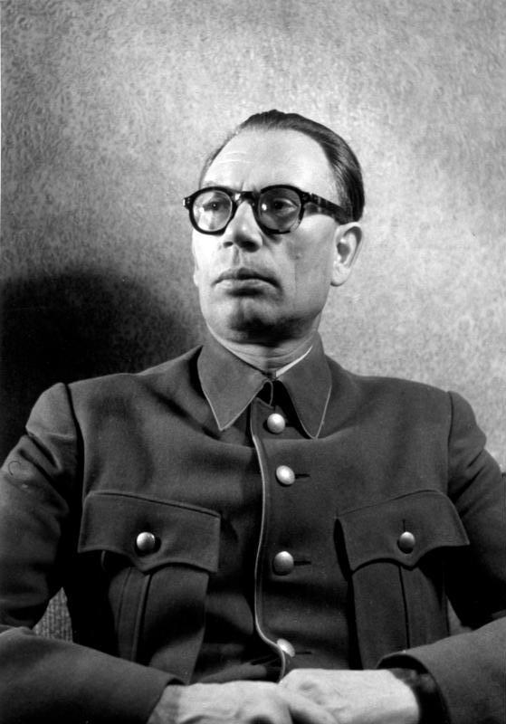 Lieutenant General A. A. Vlasov in Germany during the war.