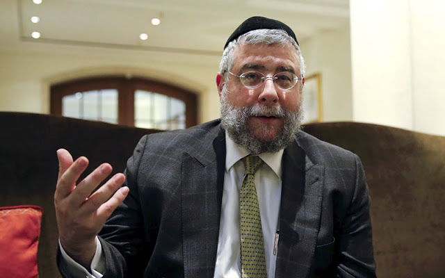 president of the Conference of European Rabbis, Pinchas Goldschmidt