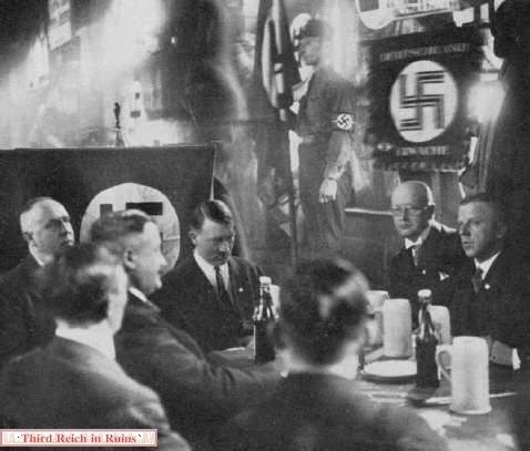 Hitler and the “Old Fighters” meet on February 24, 1929
