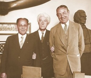 Tom Shibe, Judge Landis, William L. Veeck [September 10, 1929].