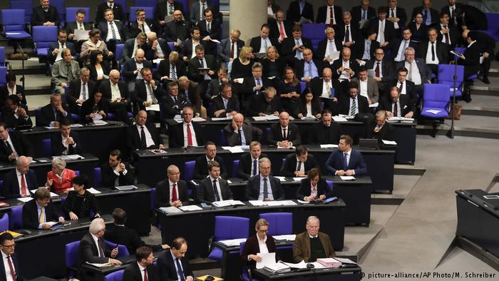 AfD seated in Bundestag