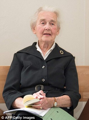 Ursula Haverbeck appearing in court in 2017