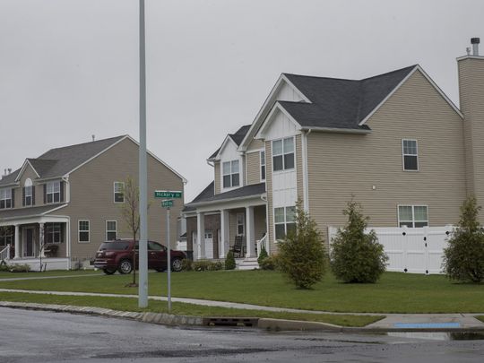 Imposing new single family homes for new Jewish residents in Toms&nbsp; River, NJ.