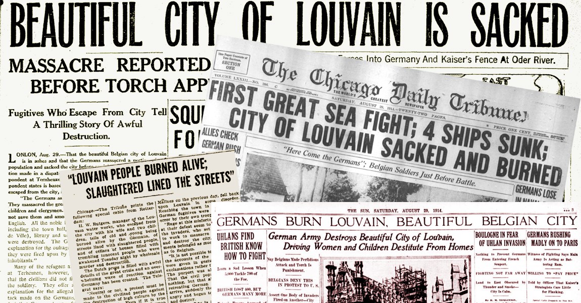 Louvain Newspaper Headlines
