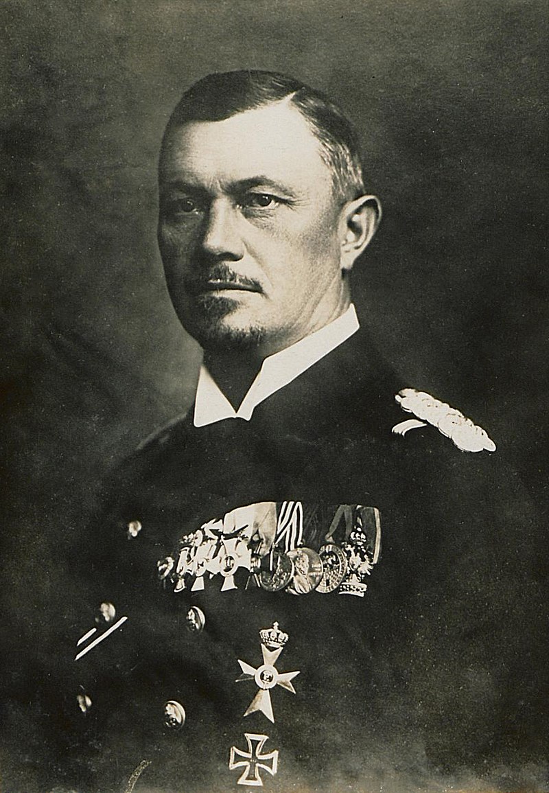 Reinhard Scheer, German Fleet Commander.