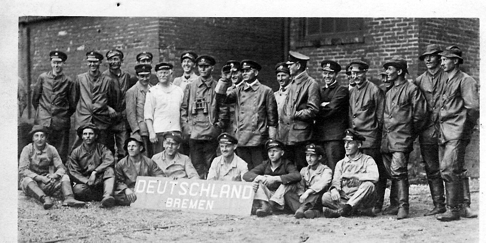 Crew of the Deutschland in Baltimore, 1916.