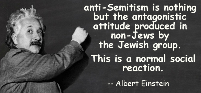 einstein antisemitism quote