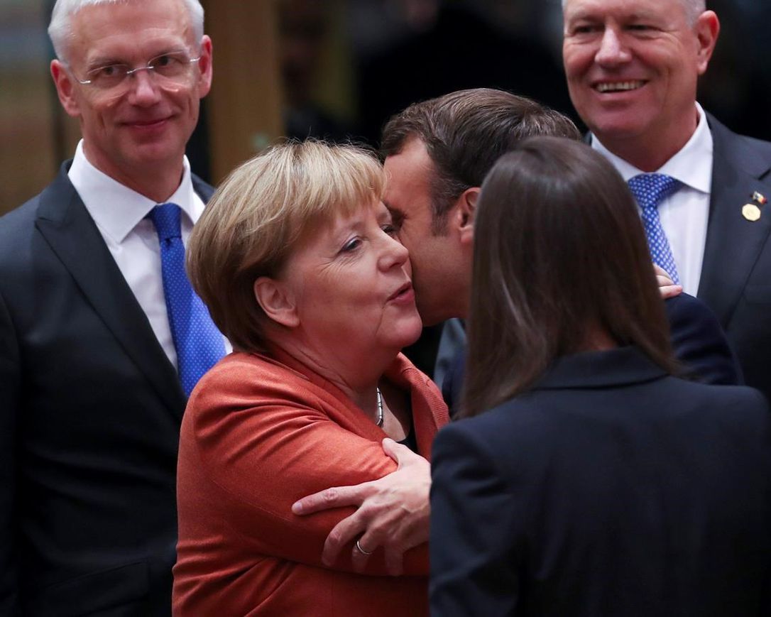 European leaders at climate summit.