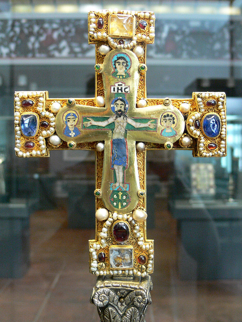 A Christian cross from the Guelph treasure.