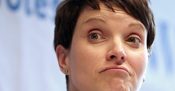 AfD party chairman Frauke Petry