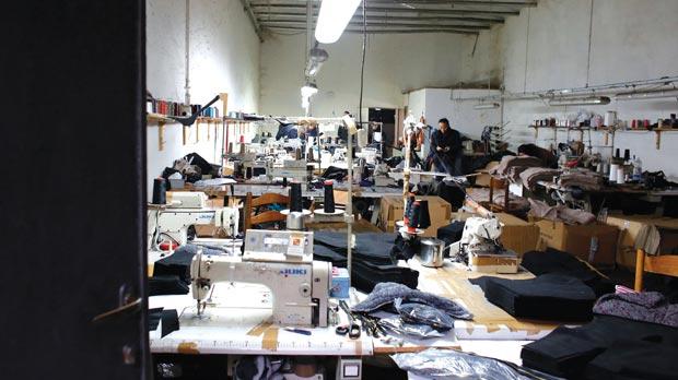 garment factory in Prato, Italy