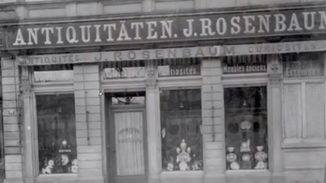 Frankfurt gallery of Guelph treasure dealers Rosenbaum and Rosenberg. (photo credit: YouTube screenshot)