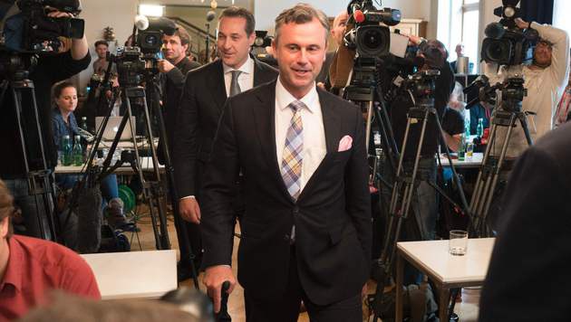Hofer-Strache news conference