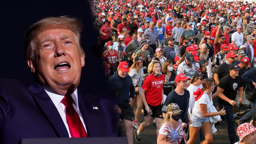 Trump at rally in Nevada