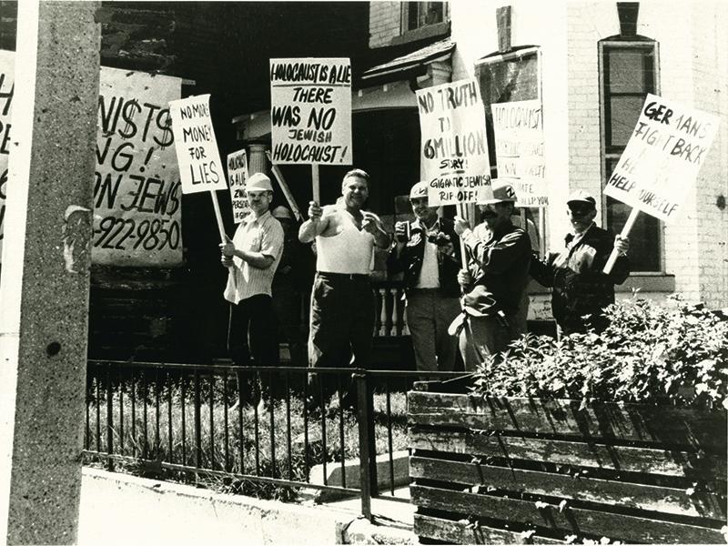 Protest at Zundel home