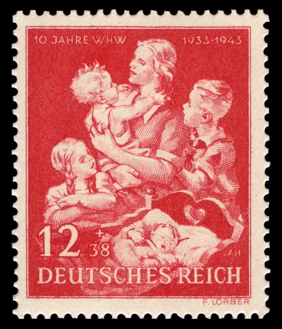 German Family stamp 1933-1943