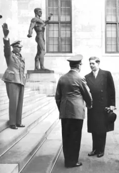 Hitler with king Michael I of Romania