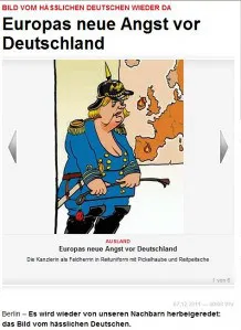 The anti-German propaganda has not changed very much since WWI