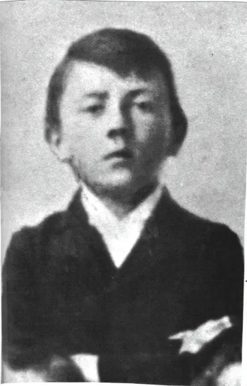 Hitler as a boy.