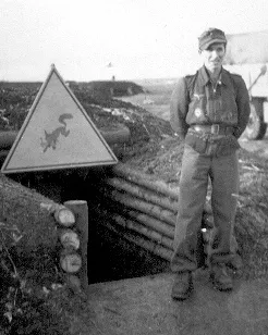 Ostfront Jan. 1944 vor dem Gefechtsstand in Coscoff