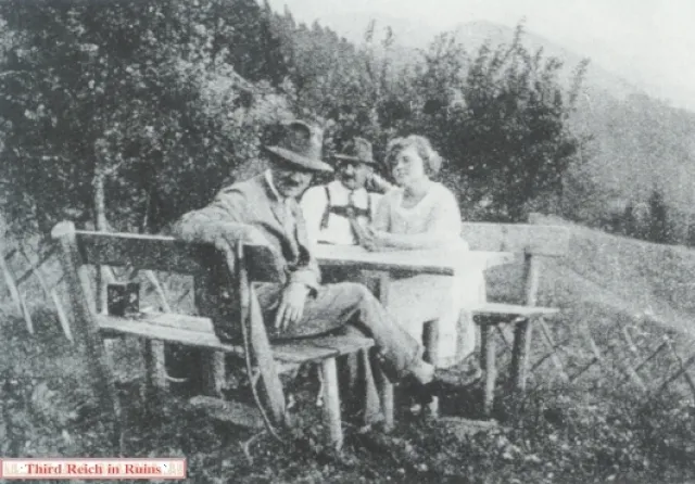 Hitler with Bruno Buchner and wife
