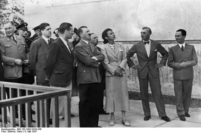Hitler at the House of German Art in Munich