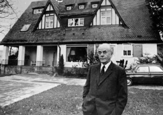 Albert Speer at home.