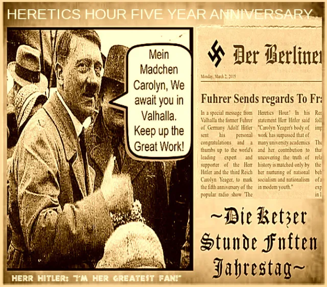 Hitler to Carolyn anniversary