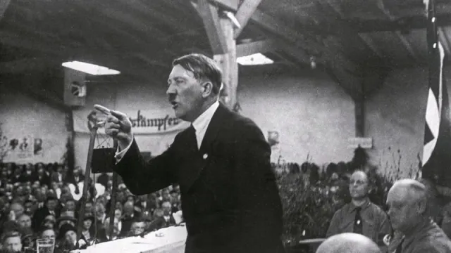 Hitler being passionate