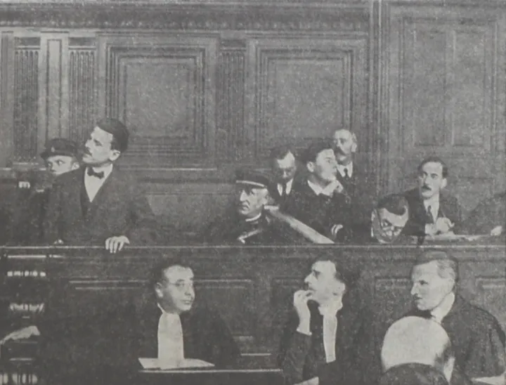 Sholom Schwartzbard and Henry Torres, October 1928